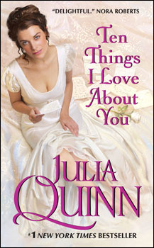 Ten Things I Love About You cover copyright by Julia Quinn