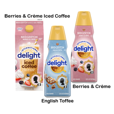 Bridgerton International Delight Creamers and Iced Coffee
